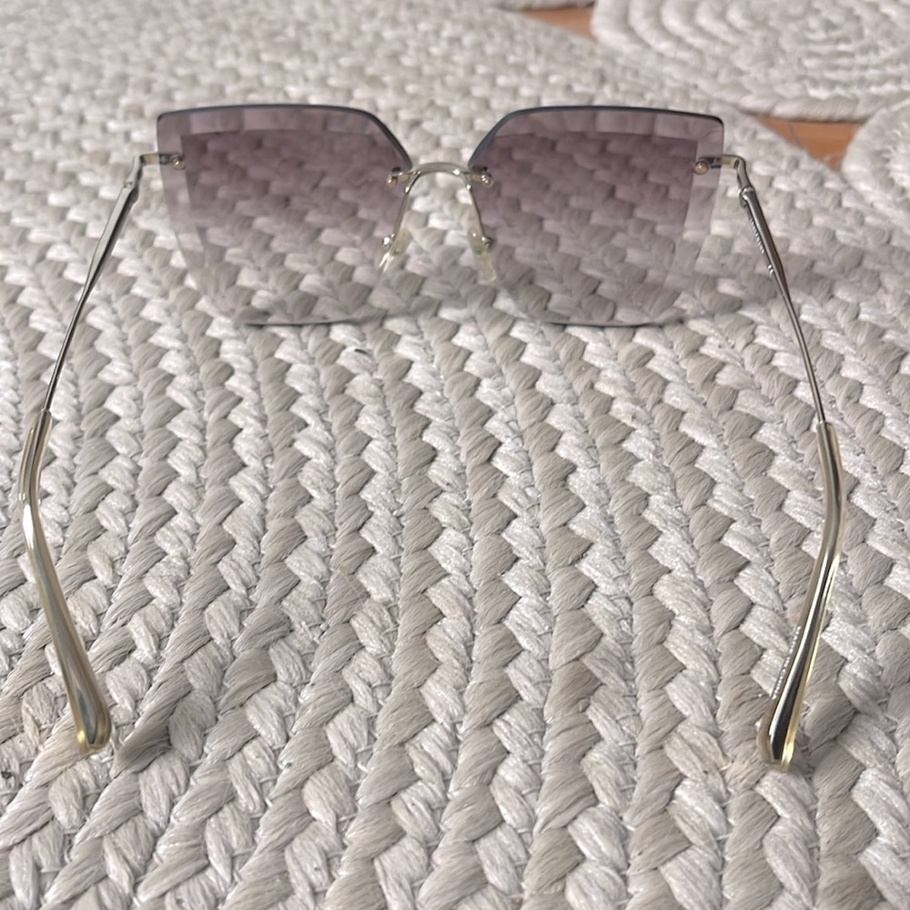Longchamp Gradient Rectangular Aviator Sunglasses - image 4
